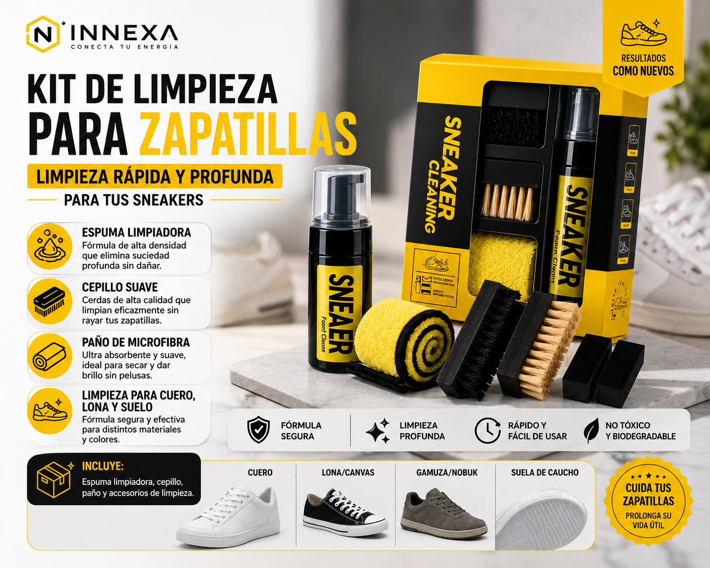 Kit de Limpieza Premium para Zapatillas
