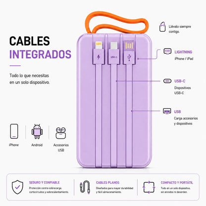 Cargador Portátil 20.000 mAh