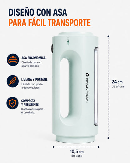 Linterna LED Recargable Portátil (verde menta)